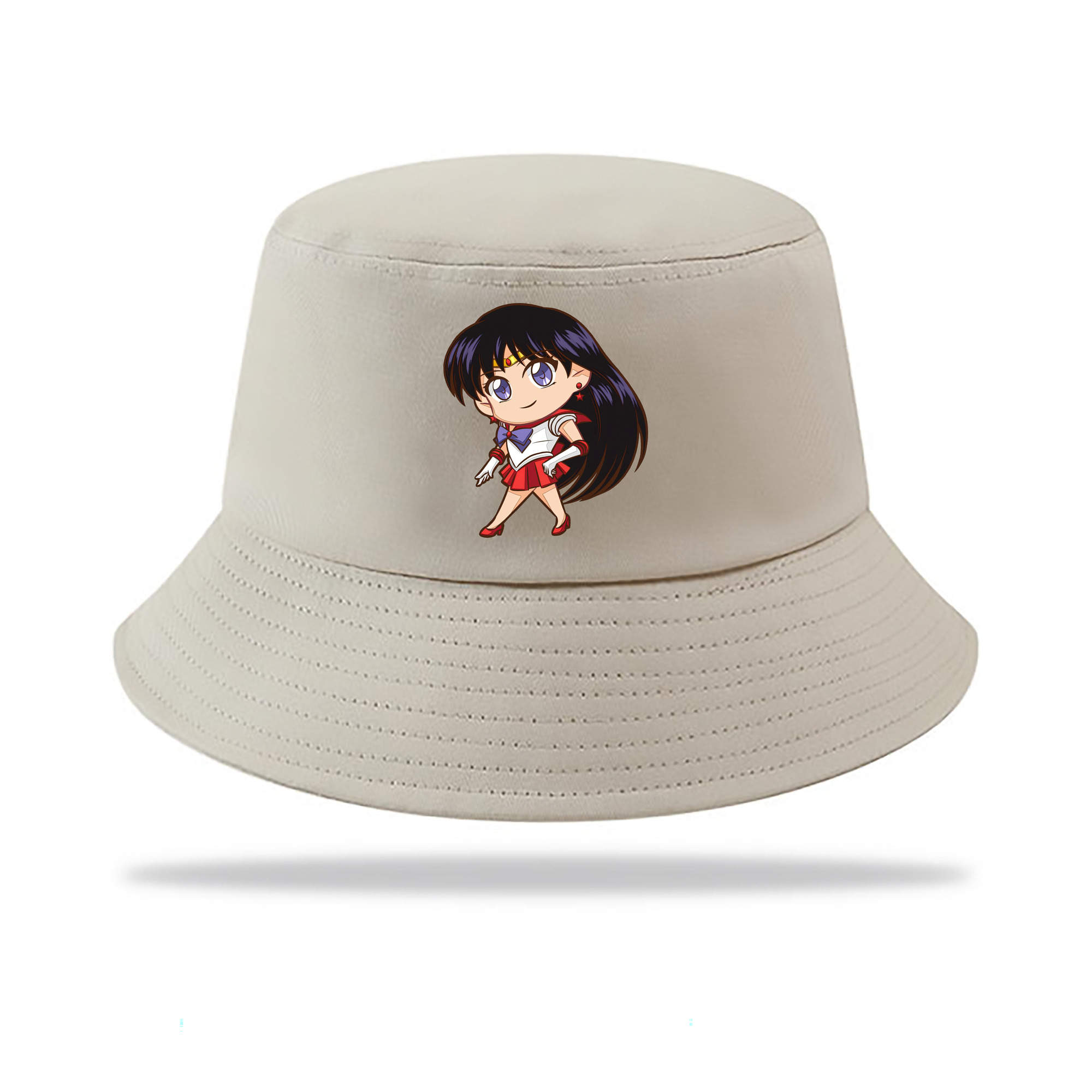 （画像用） 美少女戦士セーラームーン 火野レイ ひの レイ Sailor Moon Hino Rei （セーラーマーズ,Sailor Mars） アウトドア日除けバケットハット